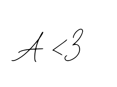 The best way (Bearetta-2O07w) to make a short signature is to pick only two or three words in your name. The name A <3 include a total of six letters. For converting this name. A <3 signature style 12 images and pictures png