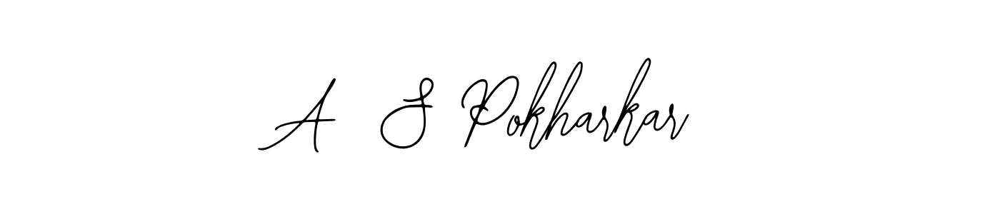 How to Draw A  S Pokharkar signature style? Bearetta-2O07w is a latest design signature styles for name A  S Pokharkar. A  S Pokharkar signature style 12 images and pictures png