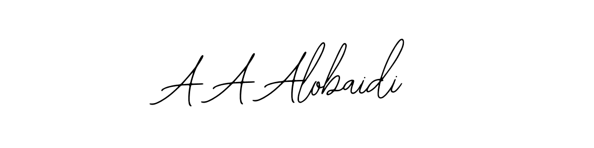 Here are the top 10 professional signature styles for the name A A Alobaidi. These are the best autograph styles you can use for your name. A A Alobaidi signature style 12 images and pictures png