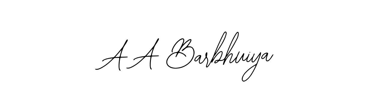How to Draw A A Barbhuiya signature style? Bearetta-2O07w is a latest design signature styles for name A A Barbhuiya. A A Barbhuiya signature style 12 images and pictures png