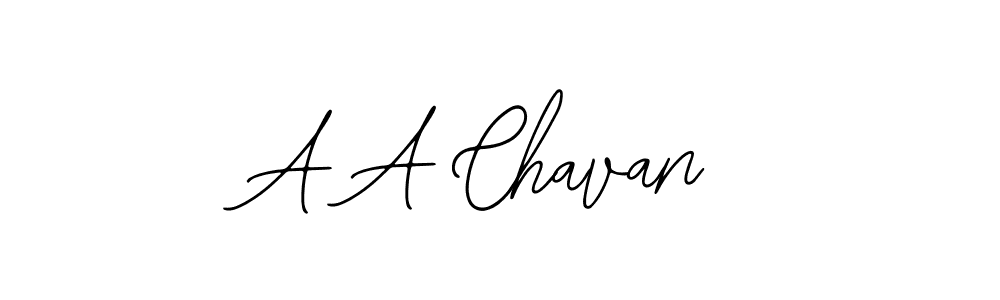 Create a beautiful signature design for name A A Chavan. With this signature (Bearetta-2O07w) fonts, you can make a handwritten signature for free. A A Chavan signature style 12 images and pictures png