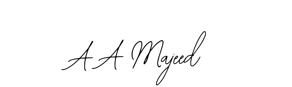Also we have A A Majeed name is the best signature style. Create professional handwritten signature collection using Bearetta-2O07w autograph style. A A Majeed signature style 12 images and pictures png