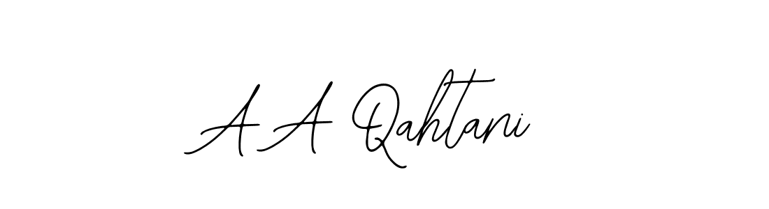 A A Qahtani stylish signature style. Best Handwritten Sign (Bearetta-2O07w) for my name. Handwritten Signature Collection Ideas for my name A A Qahtani. A A Qahtani signature style 12 images and pictures png