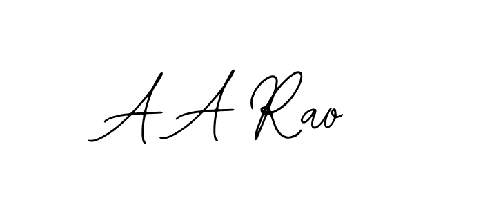 It looks lik you need a new signature style for name A A Rao. Design unique handwritten (Bearetta-2O07w) signature with our free signature maker in just a few clicks. A A Rao signature style 12 images and pictures png