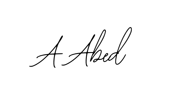 How to Draw A Abed signature style? Bearetta-2O07w is a latest design signature styles for name A Abed. A Abed signature style 12 images and pictures png