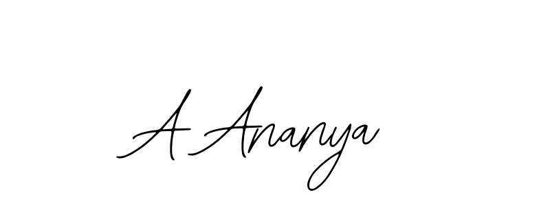 Make a beautiful signature design for name A Ananya. With this signature (Bearetta-2O07w) style, you can create a handwritten signature for free. A Ananya signature style 12 images and pictures png