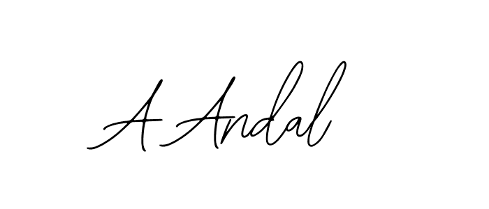 Also we have A Andal name is the best signature style. Create professional handwritten signature collection using Bearetta-2O07w autograph style. A Andal signature style 12 images and pictures png
