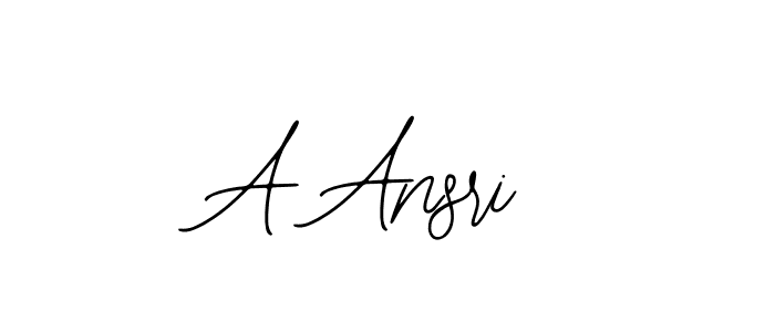 Best and Professional Signature Style for A Ansri. Bearetta-2O07w Best Signature Style Collection. A Ansri signature style 12 images and pictures png