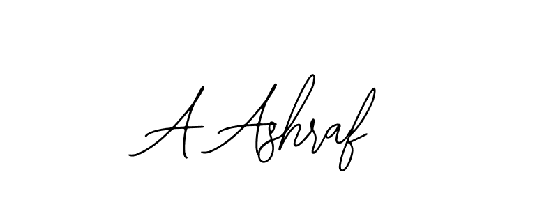 How to make A Ashraf signature? Bearetta-2O07w is a professional autograph style. Create handwritten signature for A Ashraf name. A Ashraf signature style 12 images and pictures png