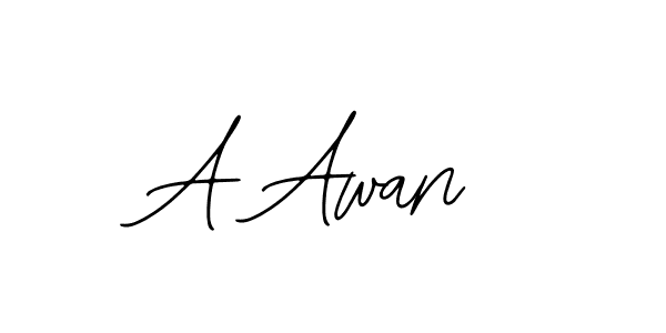 Also we have A Awan name is the best signature style. Create professional handwritten signature collection using Bearetta-2O07w autograph style. A Awan signature style 12 images and pictures png