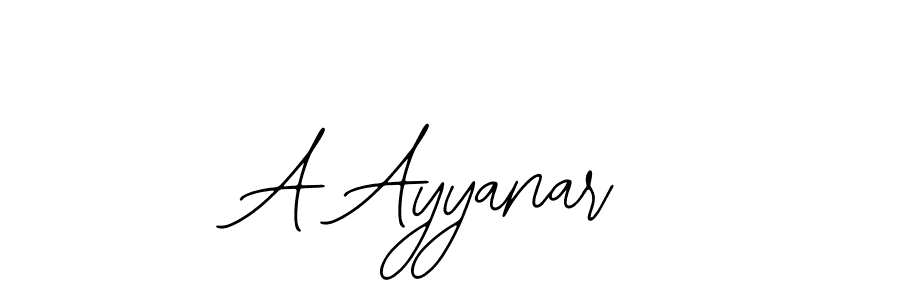 It looks lik you need a new signature style for name A Ayyanar. Design unique handwritten (Bearetta-2O07w) signature with our free signature maker in just a few clicks. A Ayyanar signature style 12 images and pictures png