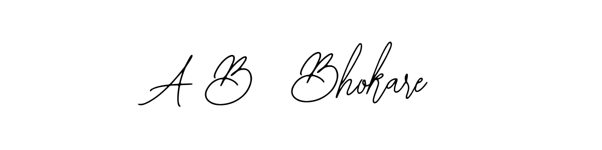 Check out images of Autograph of A B  Bhokare name. Actor A B  Bhokare Signature Style. Bearetta-2O07w is a professional sign style online. A B  Bhokare signature style 12 images and pictures png