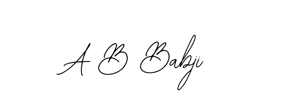 Once you've used our free online signature maker to create your best signature Bearetta-2O07w style, it's time to enjoy all of the benefits that A B Babji name signing documents. A B Babji signature style 12 images and pictures png