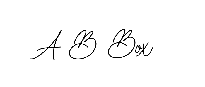 Design your own signature with our free online signature maker. With this signature software, you can create a handwritten (Bearetta-2O07w) signature for name A B Box. A B Box signature style 12 images and pictures png