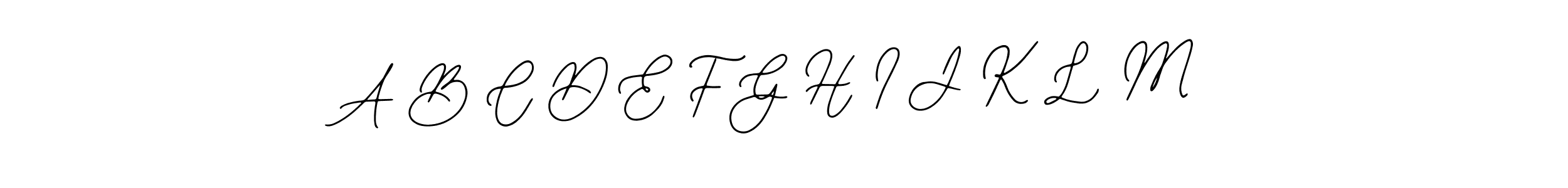 Design your own signature with our free online signature maker. With this signature software, you can create a handwritten (Bearetta-2O07w) signature for name A B C D E F G H I J K L M. A B C D E F G H I J K L M signature style 12 images and pictures png