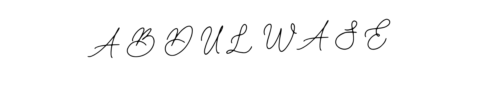 Create a beautiful signature design for name A B D U L W A S E. With this signature (Bearetta-2O07w) fonts, you can make a handwritten signature for free. A B D U L W A S E signature style 12 images and pictures png