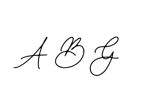 The best way (Bearetta-2O07w) to make a short signature is to pick only two or three words in your name. The name A B G include a total of six letters. For converting this name. A B G signature style 12 images and pictures png