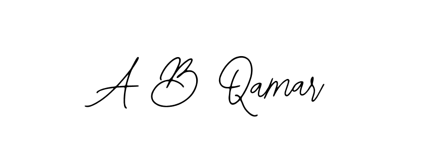 Use a signature maker to create a handwritten signature online. With this signature software, you can design (Bearetta-2O07w) your own signature for name A B Qamar. A B Qamar signature style 12 images and pictures png