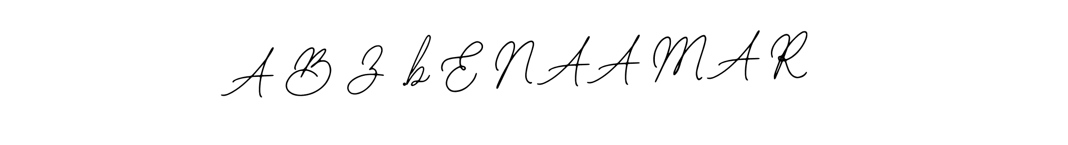 The best way (Bearetta-2O07w) to make a short signature is to pick only two or three words in your name. The name A B Z .b E N A A M A R include a total of six letters. For converting this name. A B Z .b E N A A M A R signature style 12 images and pictures png