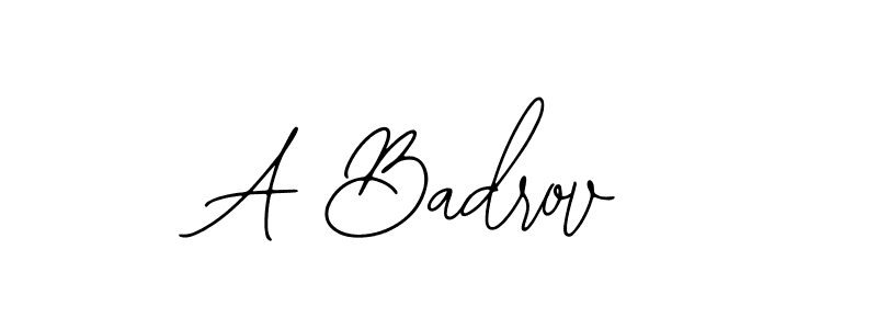 Design your own signature with our free online signature maker. With this signature software, you can create a handwritten (Bearetta-2O07w) signature for name A Badrov. A Badrov signature style 12 images and pictures png