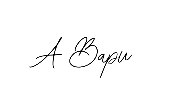 Use a signature maker to create a handwritten signature online. With this signature software, you can design (Bearetta-2O07w) your own signature for name A Bapu. A Bapu signature style 12 images and pictures png