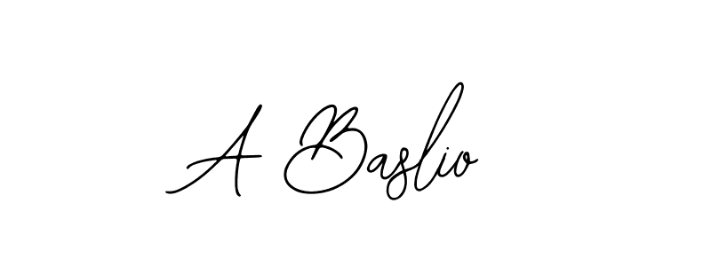 if you are searching for the best signature style for your name A Baslio. so please give up your signature search. here we have designed multiple signature styles  using Bearetta-2O07w. A Baslio signature style 12 images and pictures png