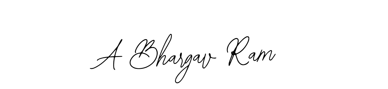 Use a signature maker to create a handwritten signature online. With this signature software, you can design (Bearetta-2O07w) your own signature for name A Bhargav Ram. A Bhargav Ram signature style 12 images and pictures png