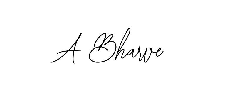 How to make A Bharve name signature. Use Bearetta-2O07w style for creating short signs online. This is the latest handwritten sign. A Bharve signature style 12 images and pictures png