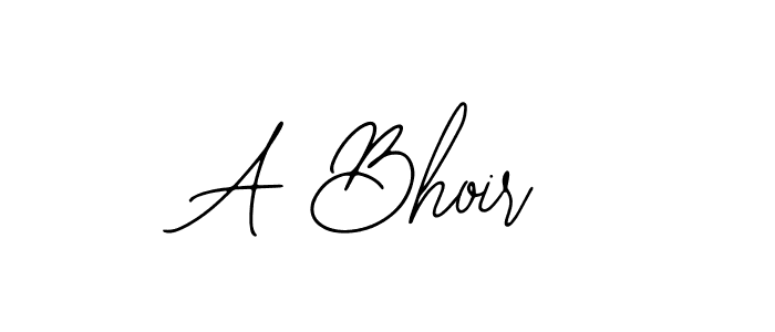 How to make A Bhoir signature? Bearetta-2O07w is a professional autograph style. Create handwritten signature for A Bhoir name. A Bhoir signature style 12 images and pictures png