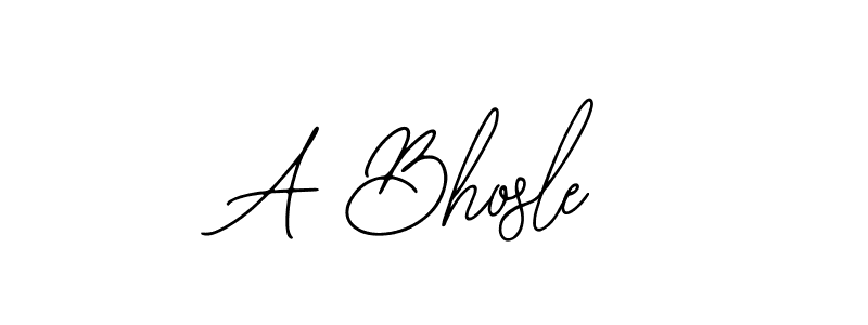 Also You can easily find your signature by using the search form. We will create A Bhosle name handwritten signature images for you free of cost using Bearetta-2O07w sign style. A Bhosle signature style 12 images and pictures png