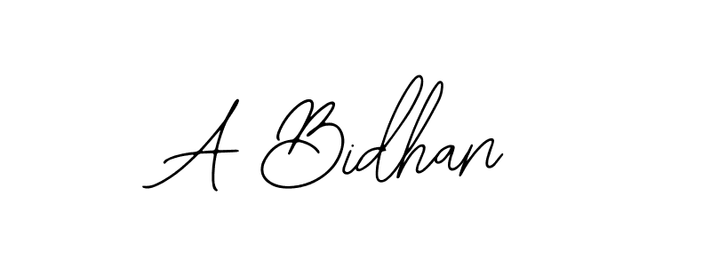 Also we have A Bidhan name is the best signature style. Create professional handwritten signature collection using Bearetta-2O07w autograph style. A Bidhan signature style 12 images and pictures png