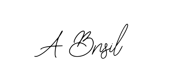 How to make A Bnsil name signature. Use Bearetta-2O07w style for creating short signs online. This is the latest handwritten sign. A Bnsil signature style 12 images and pictures png