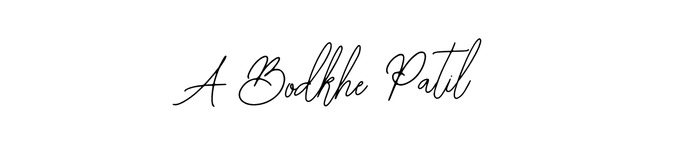 Make a short A Bodkhe Patil signature style. Manage your documents anywhere anytime using Bearetta-2O07w. Create and add eSignatures, submit forms, share and send files easily. A Bodkhe Patil signature style 12 images and pictures png