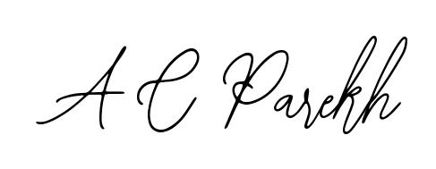 Enhance your business communications with A C Parekh signature in Bearetta-2O07w lettering. Clean, modern, and universally compatible. A C Parekh signature style 12 images and pictures png
