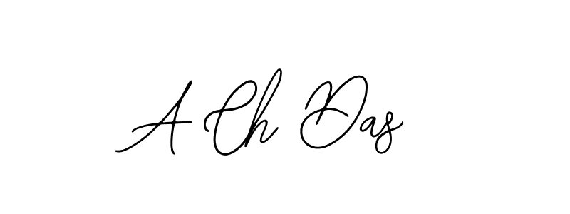 Also You can easily find your signature by using the search form. We will create A Ch Das name handwritten signature images for you free of cost using Bearetta-2O07w sign style. A Ch Das signature style 12 images and pictures png