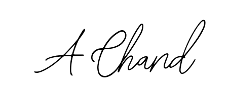 An effortless, minimalist signature concept for A Chand using Bearetta-2O07w design. Clean lines that look great on any document. A Chand signature style 12 images and pictures png