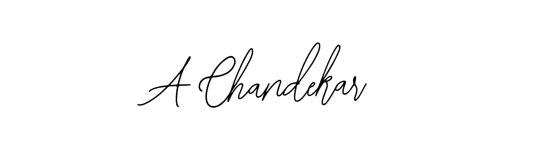 Also You can easily find your signature by using the search form. We will create A Chandekar name handwritten signature images for you free of cost using Bearetta-2O07w sign style. A Chandekar signature style 12 images and pictures png