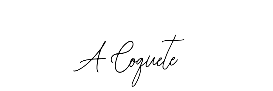 How to make A Coquete signature? Bearetta-2O07w is a professional autograph style. Create handwritten signature for A Coquete name. A Coquete signature style 12 images and pictures png