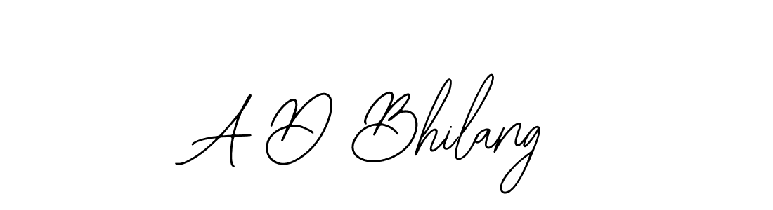 How to Draw A D Bhilang signature style? Bearetta-2O07w is a latest design signature styles for name A D Bhilang. A D Bhilang signature style 12 images and pictures png