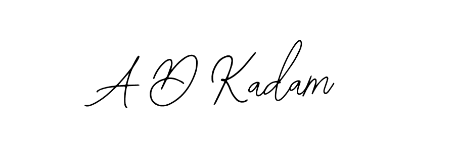 Also we have A D Kadam name is the best signature style. Create professional handwritten signature collection using Bearetta-2O07w autograph style. A D Kadam signature style 12 images and pictures png
