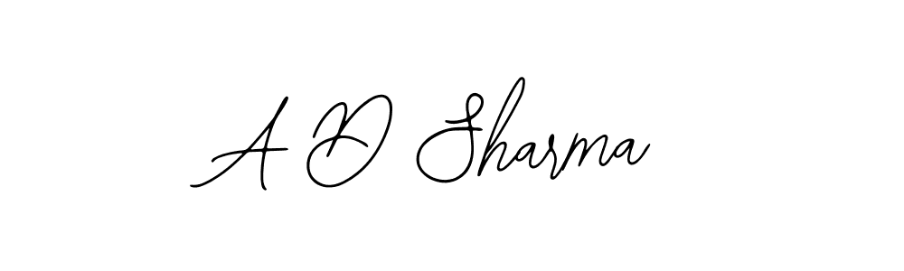 You should practise on your own different ways (Bearetta-2O07w) to write your name (A D Sharma) in signature. don't let someone else do it for you. A D Sharma signature style 12 images and pictures png