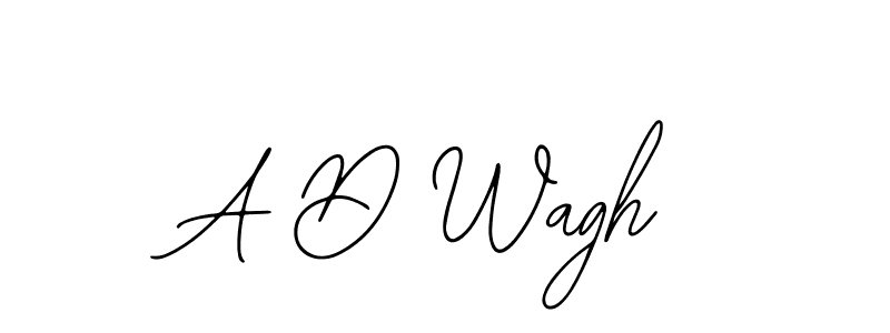 Also we have A D Wagh name is the best signature style. Create professional handwritten signature collection using Bearetta-2O07w autograph style. A D Wagh signature style 12 images and pictures png