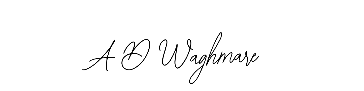 It looks lik you need a new signature style for name A D Waghmare. Design unique handwritten (Bearetta-2O07w) signature with our free signature maker in just a few clicks. A D Waghmare signature style 12 images and pictures png