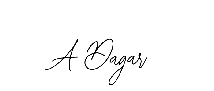 if you are searching for the best signature style for your name A Dagar. so please give up your signature search. here we have designed multiple signature styles  using Bearetta-2O07w. A Dagar signature style 12 images and pictures png