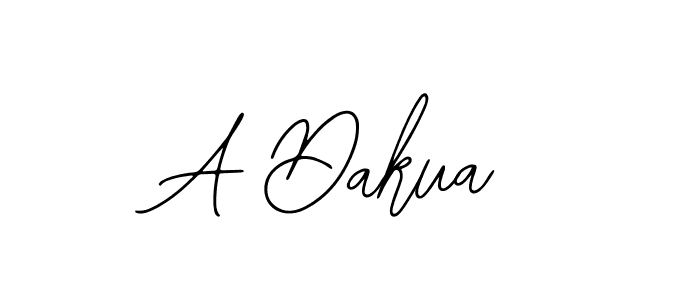 Use a signature maker to create a handwritten signature online. With this signature software, you can design (Bearetta-2O07w) your own signature for name A Dakua. A Dakua signature style 12 images and pictures png
