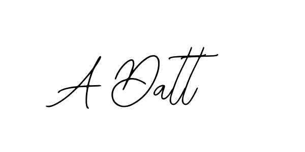 Make a beautiful signature design for name A Datt. With this signature (Bearetta-2O07w) style, you can create a handwritten signature for free. A Datt signature style 12 images and pictures png