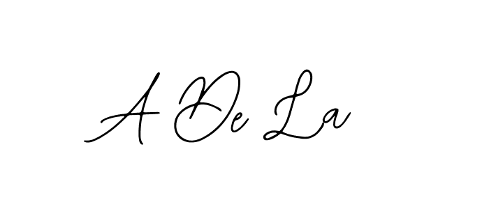 How to make A De La signature? Bearetta-2O07w is a professional autograph style. Create handwritten signature for A De La name. A De La signature style 12 images and pictures png