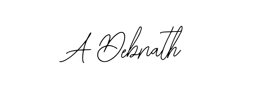 You should practise on your own different ways (Bearetta-2O07w) to write your name (A Debnath) in signature. don't let someone else do it for you. A Debnath signature style 12 images and pictures png