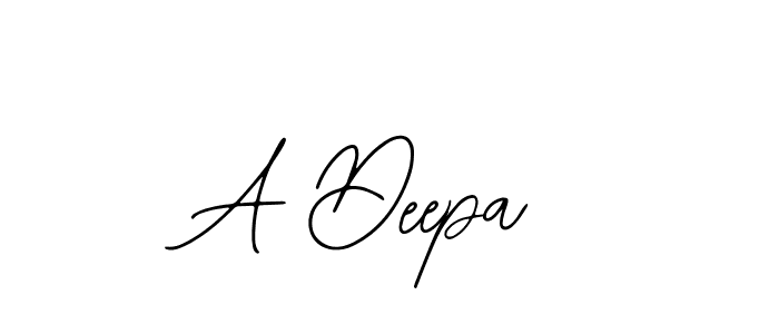 Make a beautiful signature design for name A Deepa. With this signature (Bearetta-2O07w) style, you can create a handwritten signature for free. A Deepa signature style 12 images and pictures png