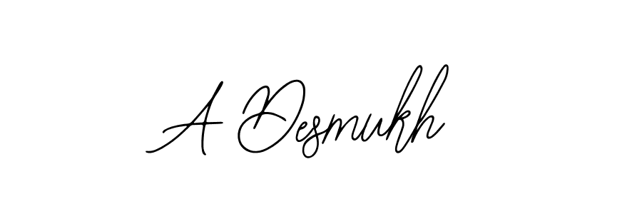 Also we have A Desmukh name is the best signature style. Create professional handwritten signature collection using Bearetta-2O07w autograph style. A Desmukh signature style 12 images and pictures png